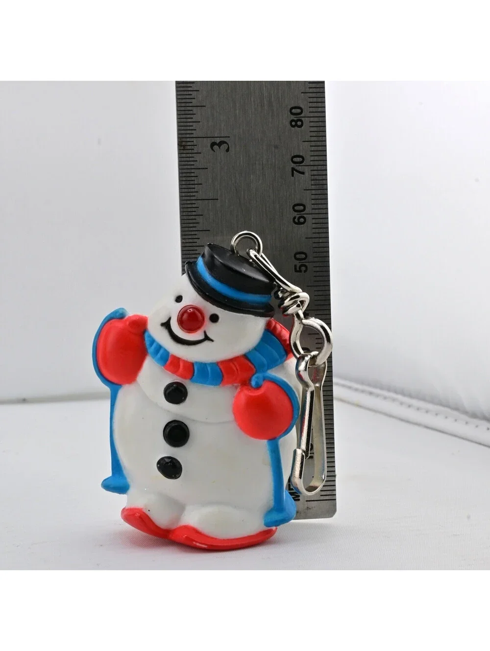 Avon KIDS Hit The Notes Snowman Zipper Pull Vintage 1993,